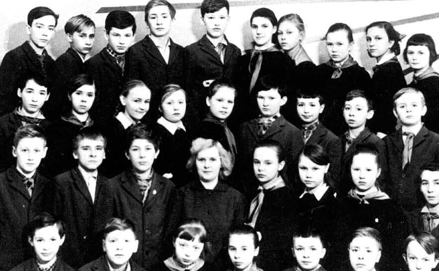 Rusya Devlet Başkanı Vladimir Putin okul resmi (Kişisel arşivi Kremlin.ru)