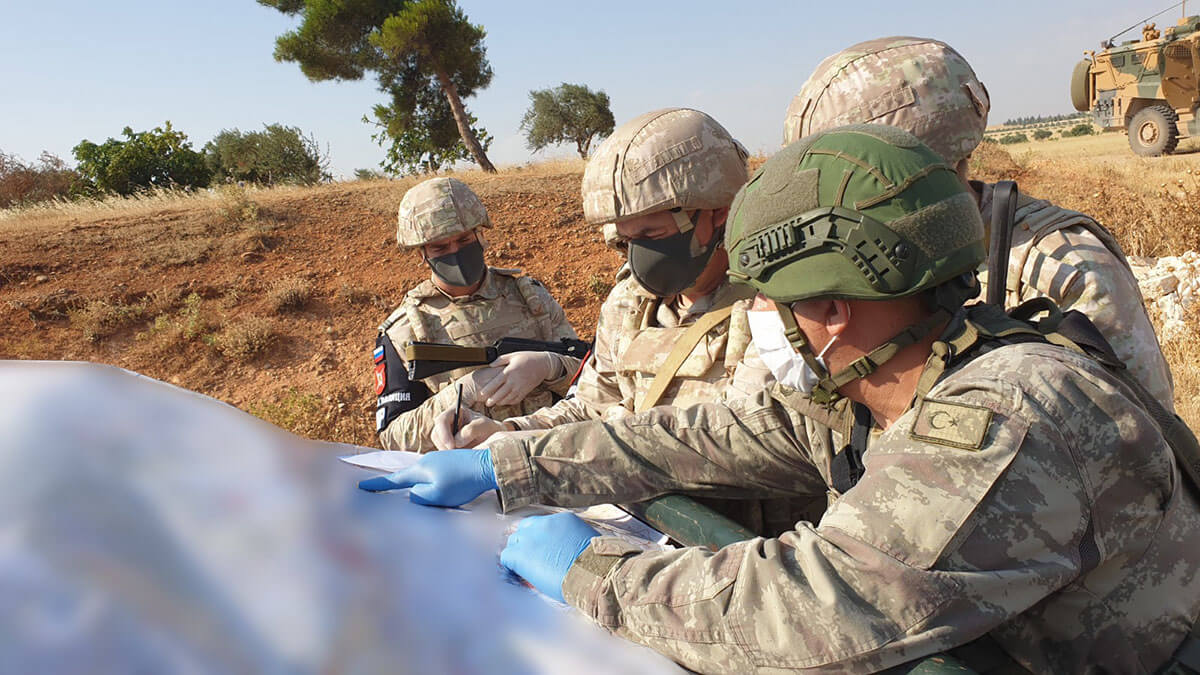 İdlib’de 20’nci Türk-Rus ortak devriyesi gerçekleştirildi