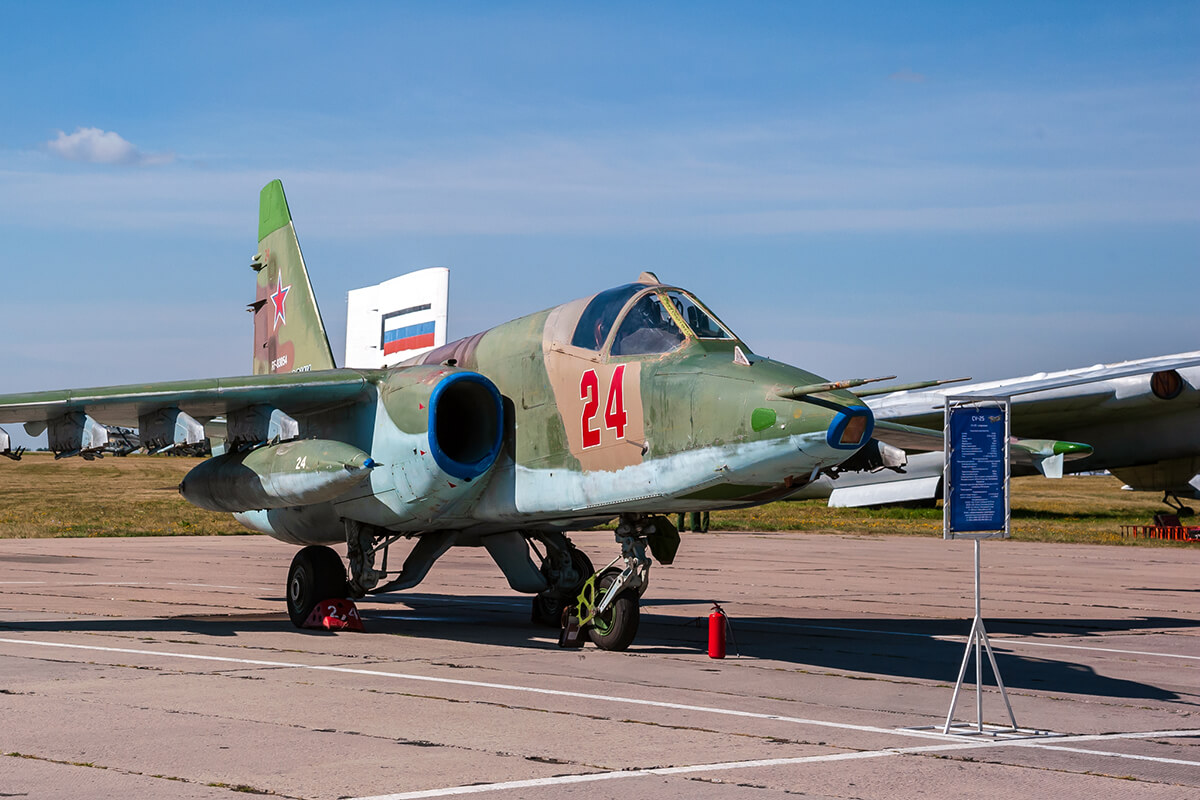 Rusya’nın Krasnodar bölgesinde “Su-25” tipi savaş uçağı düştü