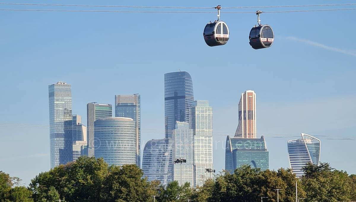 Moskova City, Gökdelenler, Moskova -6 – Teleferik
