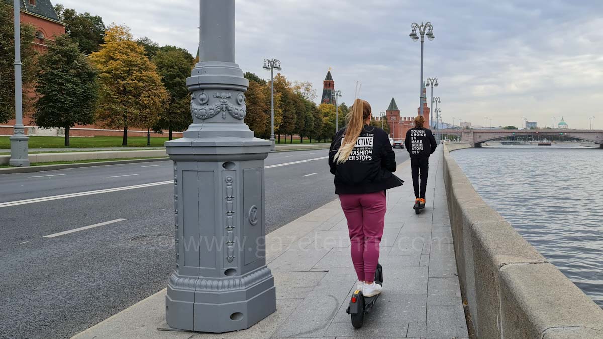 Ruslara scooter için üç kat artan ceza uyarısı yapıldı