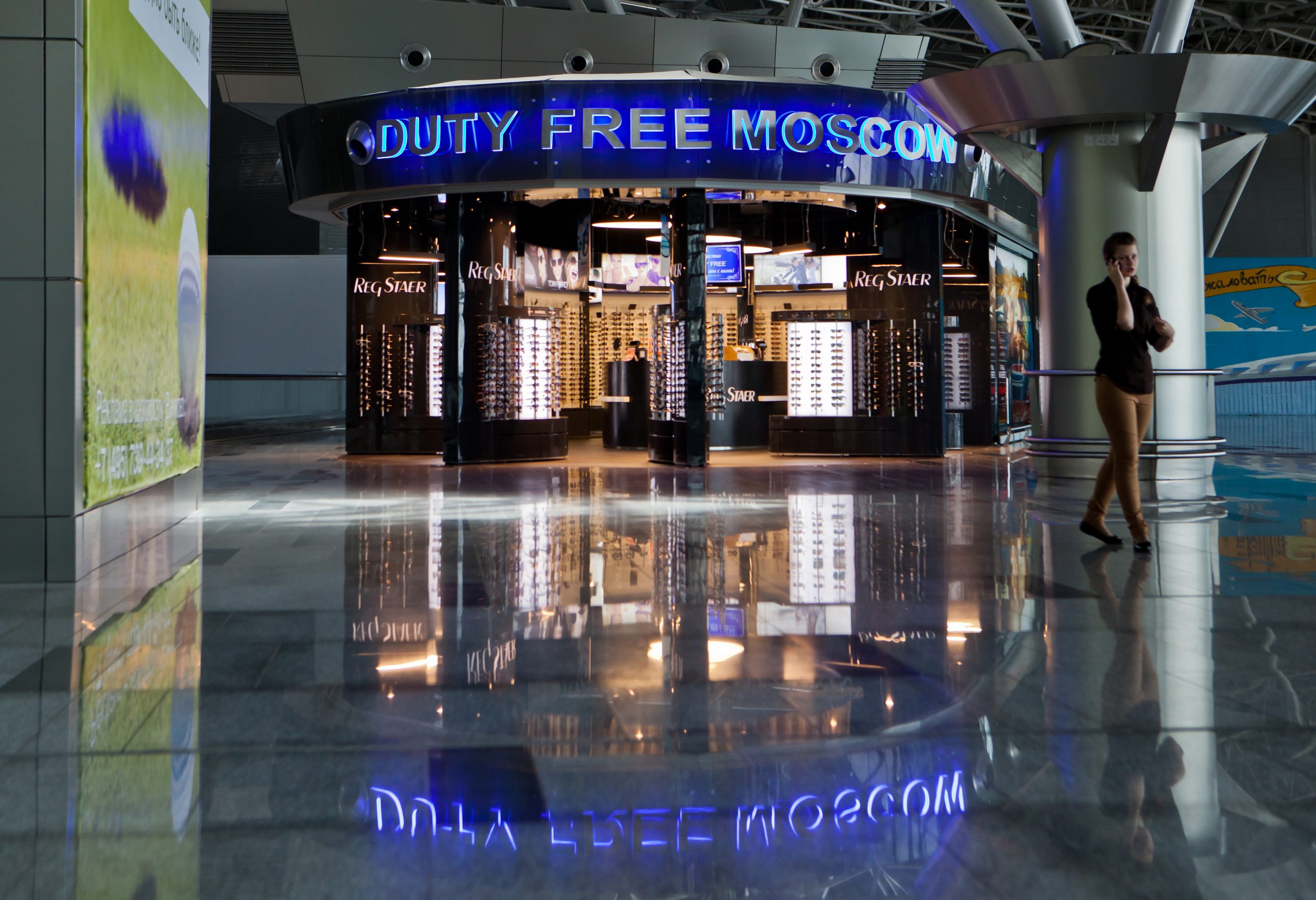 Vnukovo’daki duty free mağazaları yaptırımlara rağmen toparlanıyor