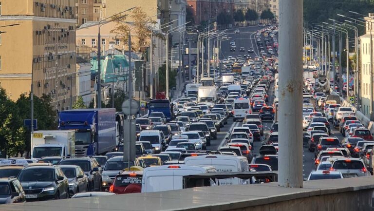 Moskova’da bazı bölgelerde trafik geçici olarak kapatıldı