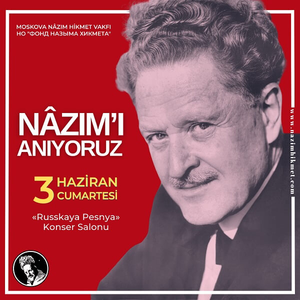 Moskova, Nazım Hikmet’i anmaya hazırlanıyor
