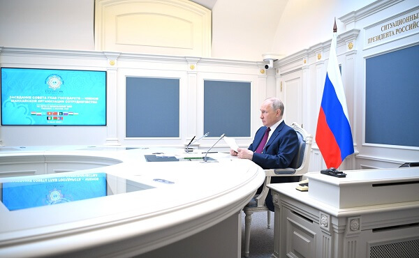 Putin, ŞİÖ’nün adil bir dünya düzeni yaratmaya kararlı olduğunu söyledi