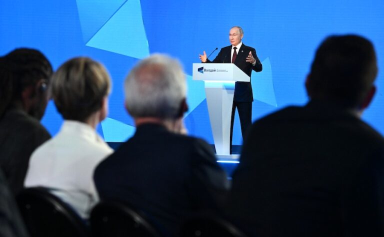 Putin, Rus devletinin varlığına tehdit olursa nükleer silah kullanacaklarını söyledi