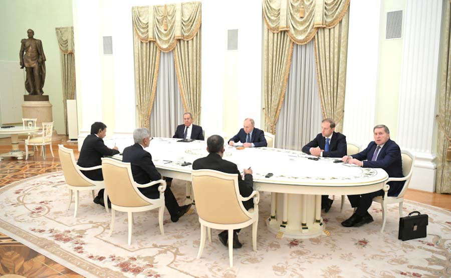 Rusya Devlet Başkanı Putin, Kremlin’de Hindistan Dışişleri Bakanı Jaishankar ile görüştü