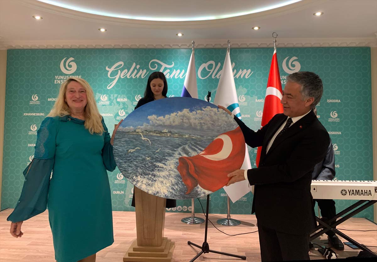 Moskova’da “Türkiye’den manzaralar” resim sergisi açıldı