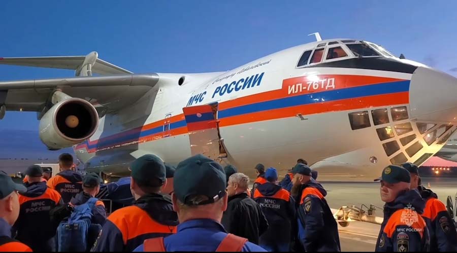 Rusya’dan İran’a kurtarma desteği: İl-76 uçağı Tebriz’e hareket etti