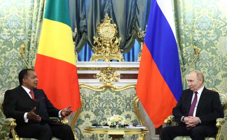 Putin ile Kongo Devlet Başkanı Nguesso ikili ilişkileri ele aldı