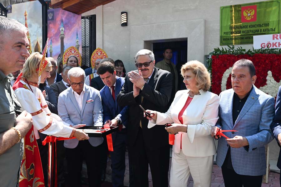 Rusya’nın Antalya Başkonsolosluğunun yeni hizmet binası açıldı
