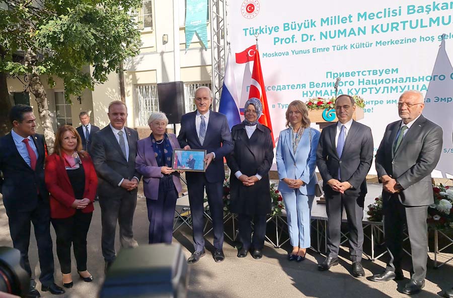 TBMM Başkanı, resmi ziyaret için Rusya’nın başkenti Moskova’ya geldi