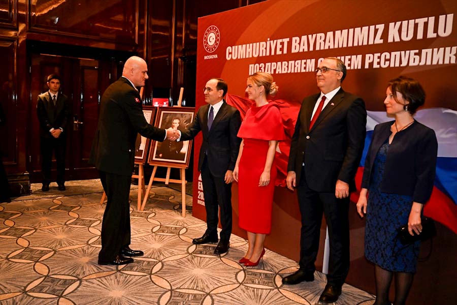 Cumhuriyetin kuruluşunun 101. yıldönümü Moskova’da kutlandı