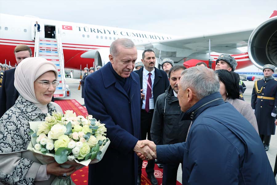 Cumhurbaşkanı Erdoğan, Tataristan’a geldi