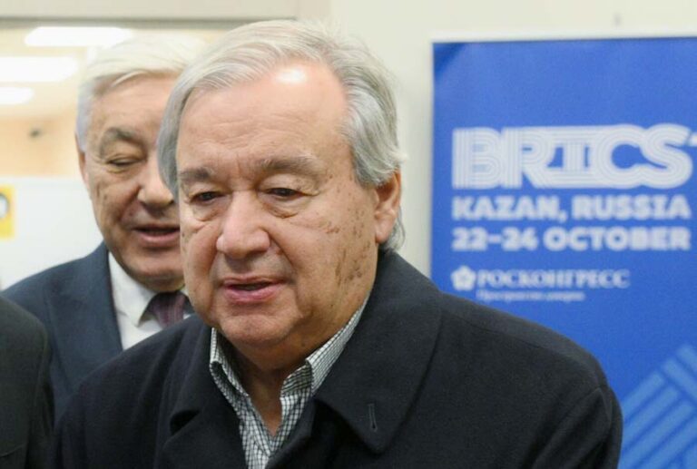 Guterres BRICS zirvesine katılmak için Kazan’a geldi