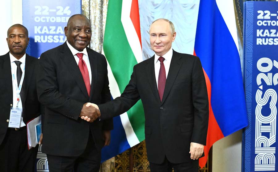 Putin, Rusya ve Güney Afrika’nın çok kutuplu dünya düzeni istediğini söyledi