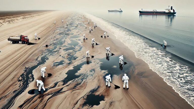 Rusya, Karadeniz sahilindeki petrol sızıntısı nedeniyle acil durum ilan etti