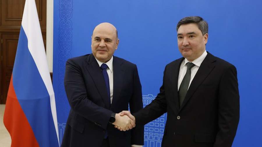 Rusya ve Kazakistan Başbakanları stratejik ortaklığı güçlendirme kararı aldı