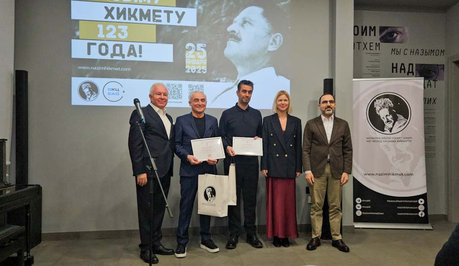 Nazım Hikmet’in 123. doğum yılı Moskova’da coşkuyla kutlandı