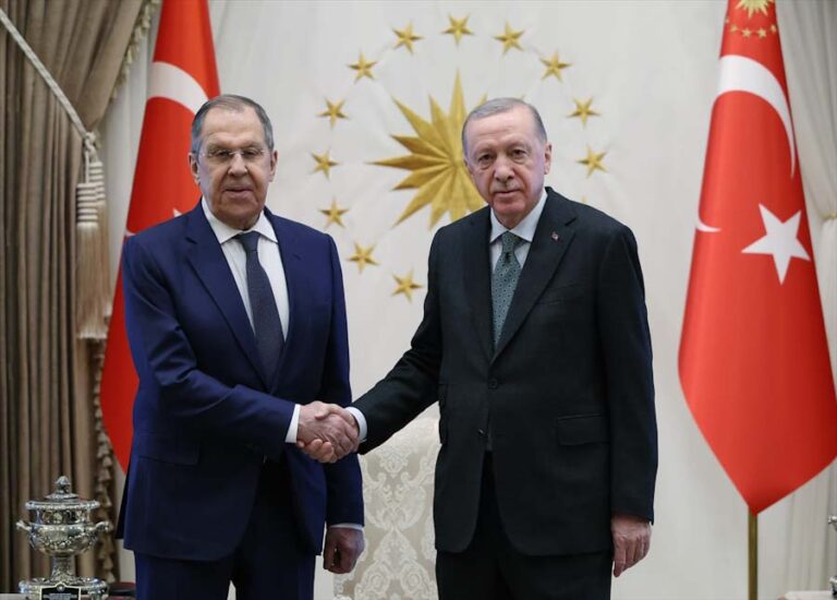 Cumhurbaşkanı Erdoğan, Rusya Dışişleri Bakanı Lavrov’u kabul etti