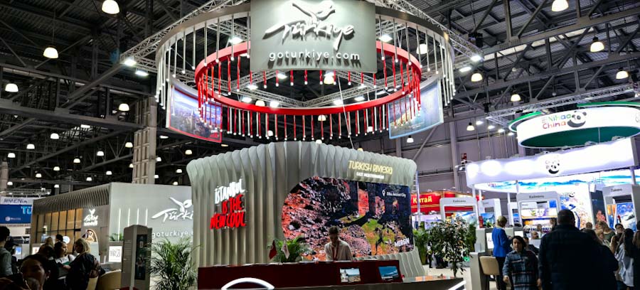 Moskova Uluslararası Turizm Fuarı başladı, Türkiye yoğun ilgi gördü*