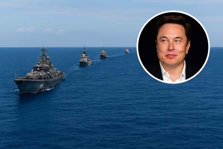 Musk’tan İngiliz donanmasına gönderme: Rus filosuyla kıyasladı