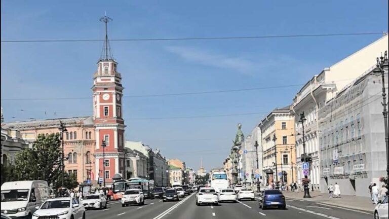 St. Petersburg’un ana caddesi ağustosta ulaşıma kapanıyor