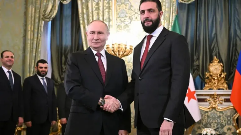 Putin ve el-Şaraa Moskova’da bir araya geldi