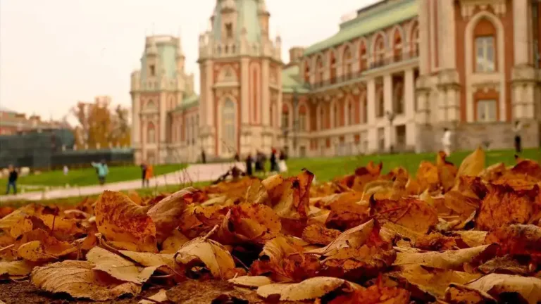 Tsaritsıno Sarayı’nda altın sonbahar