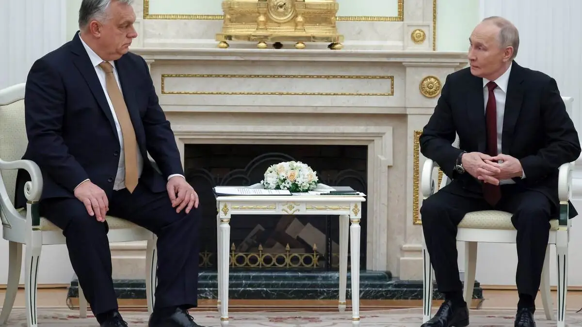 Putin ile Macaristan Başbakanı Orban, Moskova'da bir araya geldi