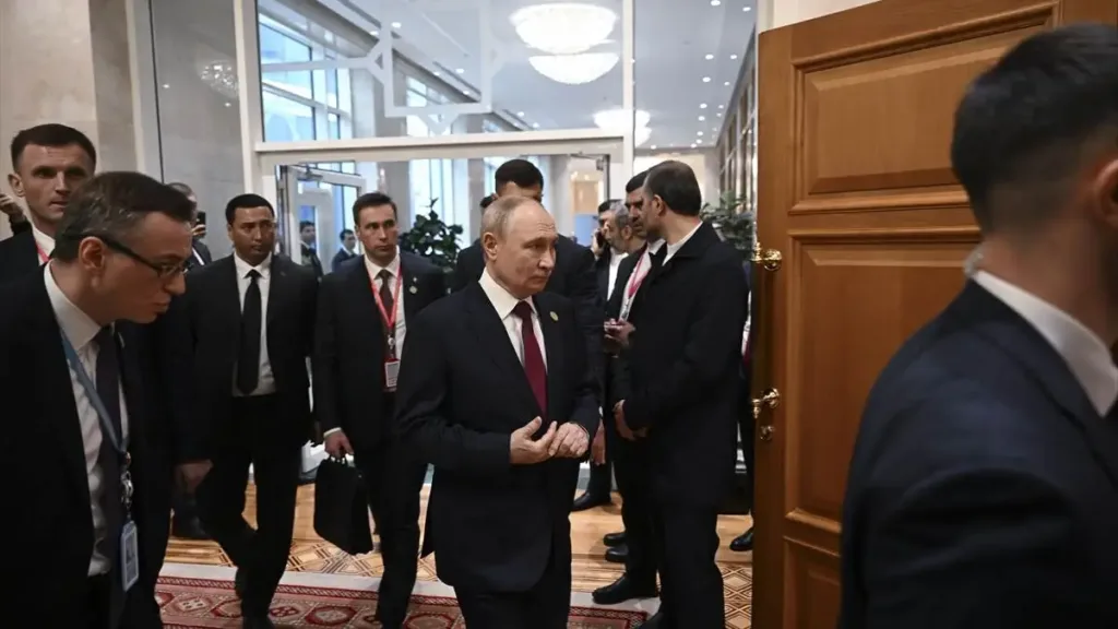 Cumhurbaşkanı Erdoğan, Rusya Devlet Başkanı Vladimir Putin ile bir araya geldi.