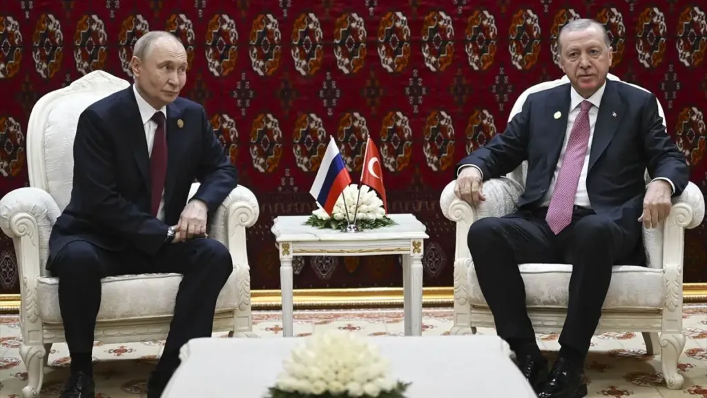 Cumhurbaşkanı Erdoğan, Rusya Devlet Başkanı Vladimir Putin ile bir araya geldi.