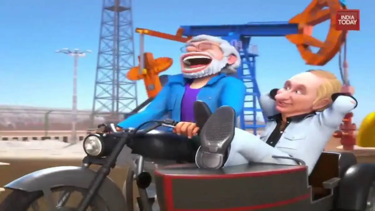 Putin ve Modi’li çizgi film bir milyondan fazla izlenmeye ulaştı