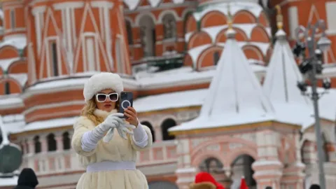 Yeni yıl tatilinde Kızıl Meydan’da kışın renkleri