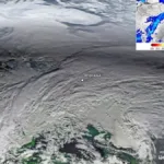 Roskosmos, Moskova’yı vuracak yoğun kar yağışını gösterdi