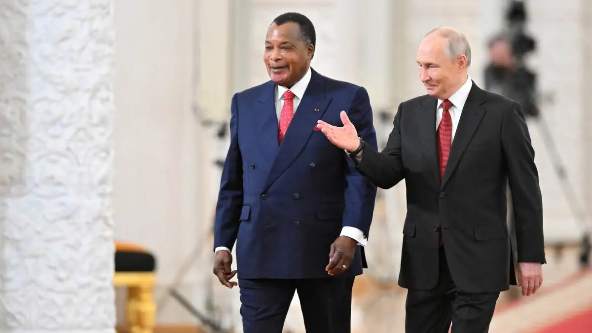 Putin, Kongo Cumhurbaşkanı Nguesso ile ikili ilişkileri görüştü