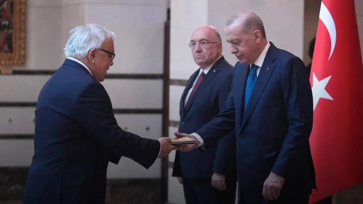 Sergey Vershinin, Erdoğan’a güven mektubunu sundu