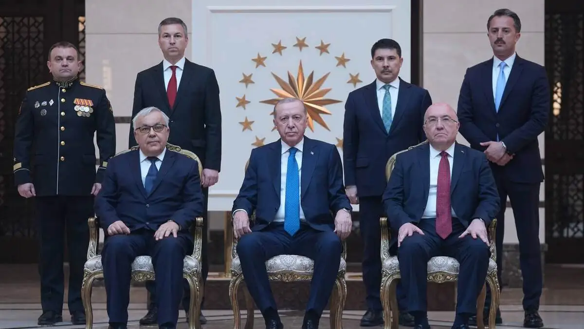 Sergey Vershinin, Erdoğan’a güven mektubunu sundu