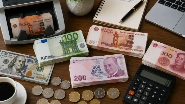 Rublede düşüş resmi kurlara yansıdı