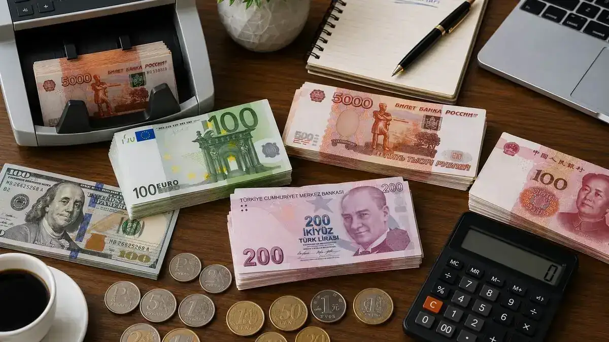 Rublede düşüş resmi kurlara yansıdı