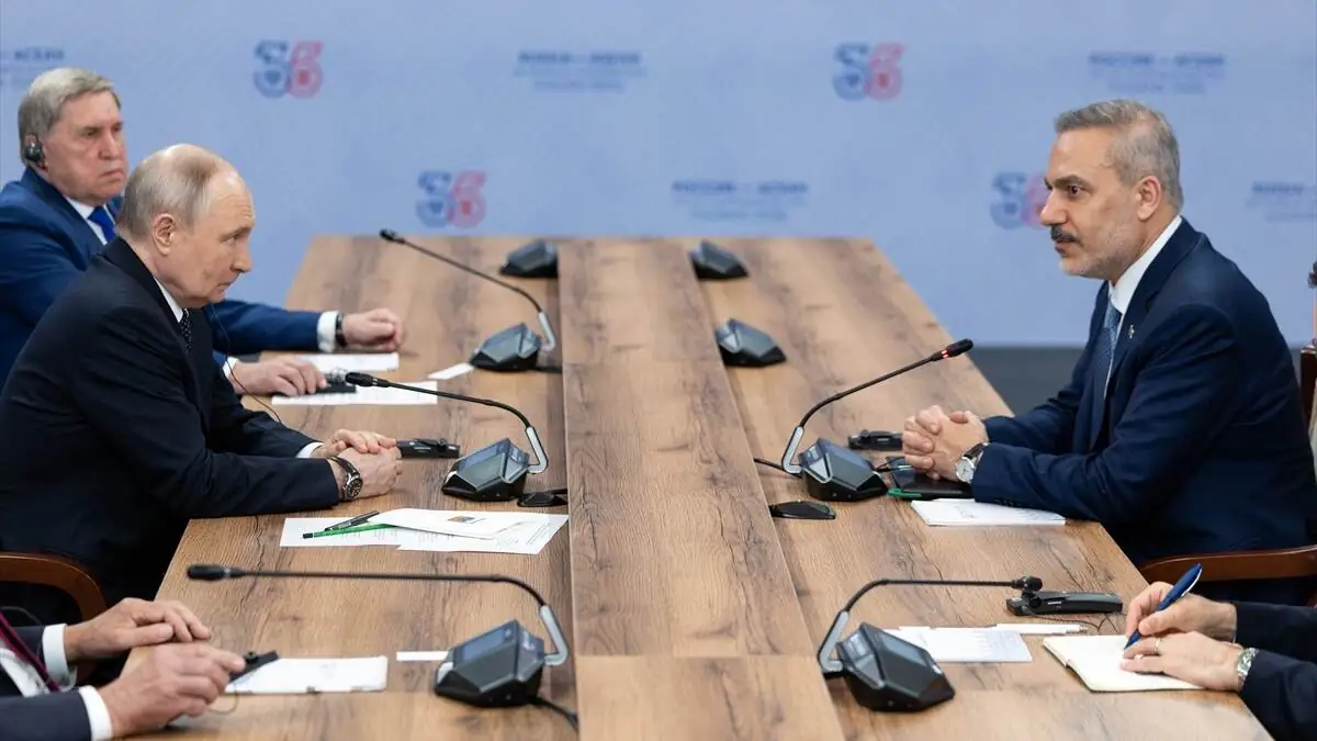 Dışişleri Bakanı Fidan, Rusya Devlet Başkanı Putin tarafından kabul edildi