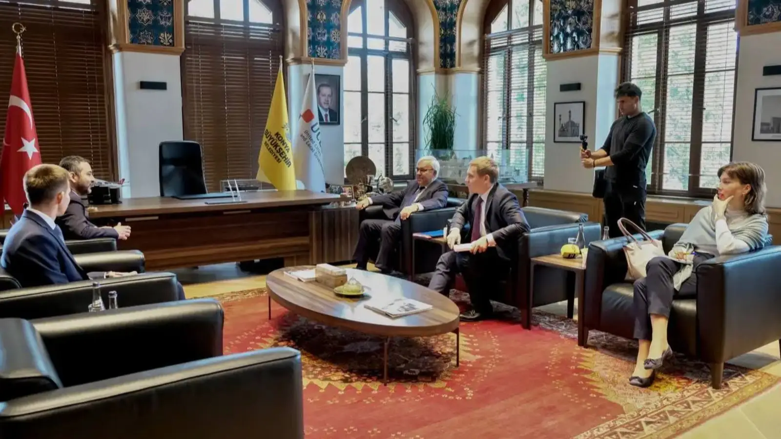 Rusya'nın Ankara Büyükelçisi Sergey Vershinin, Konya'da temaslarda bulundu