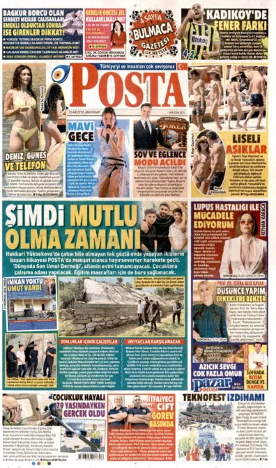 POSTA güncel gazete kapağı