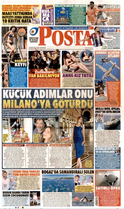 POSTA güncel gazete kapağı
